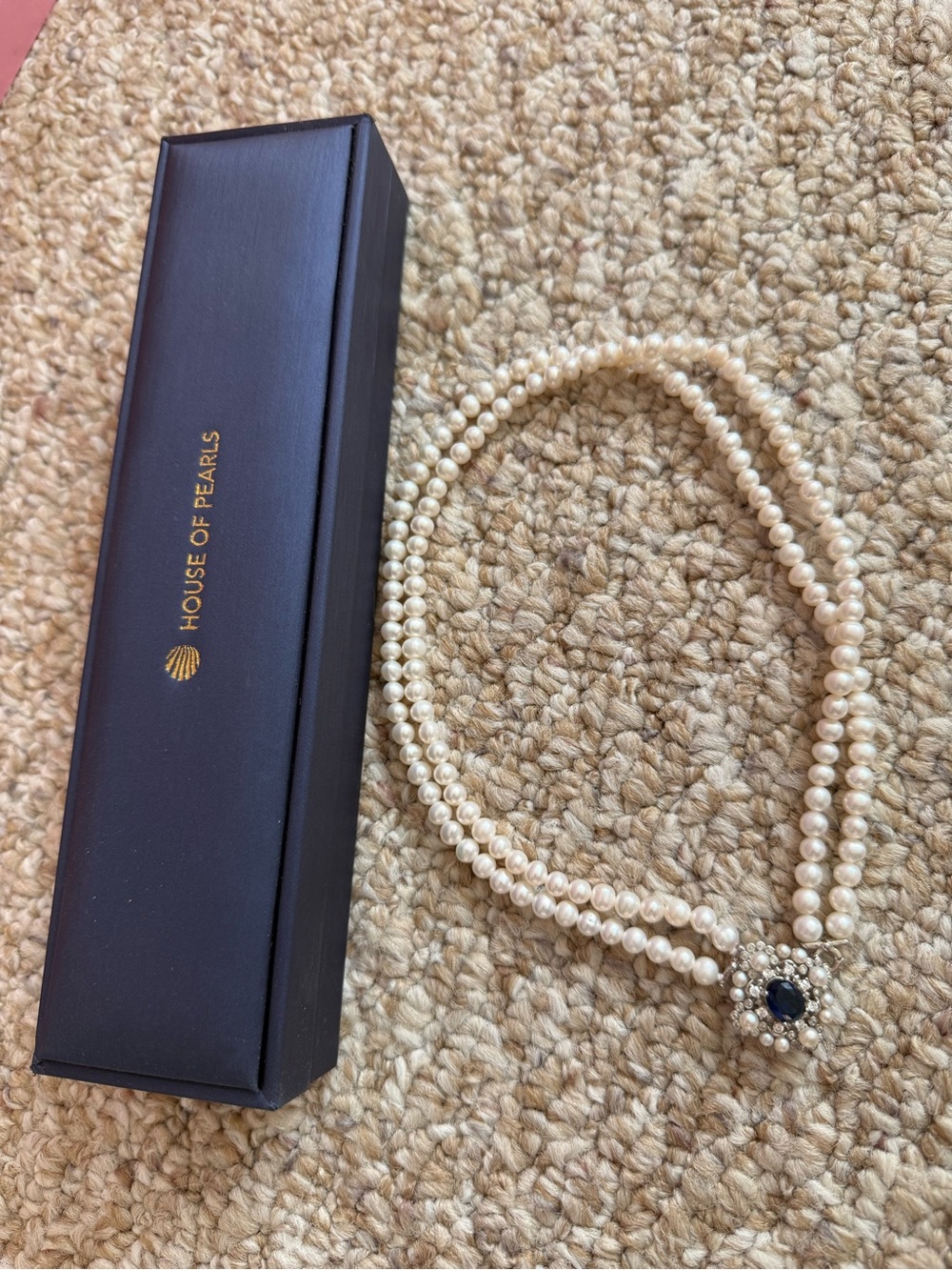 White Freshwater Pearl Double Strand Choker Necklace House of Pearls